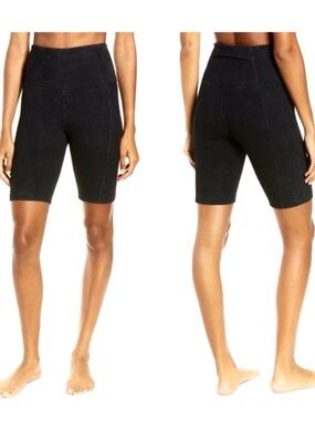 Zella Black High-Waist Bike Shorts